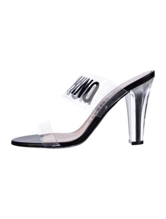 Moschino PVC Printed Slides