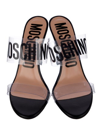 Moschino PVC Printed Slides