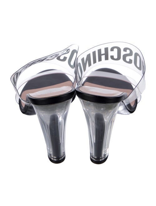 Moschino PVC Printed Slides