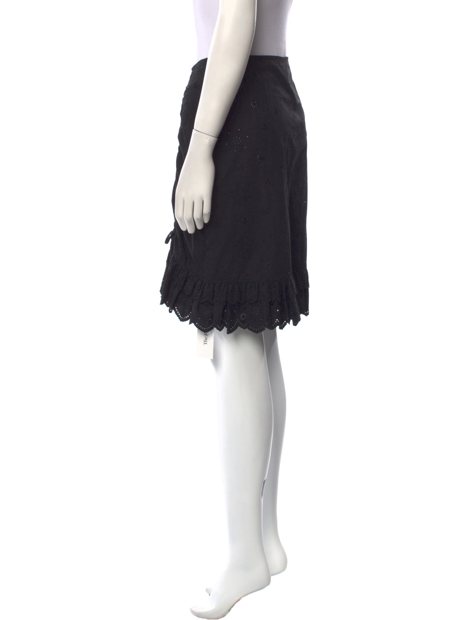 Moschino Embroidered Accent Knee-Length Skirt