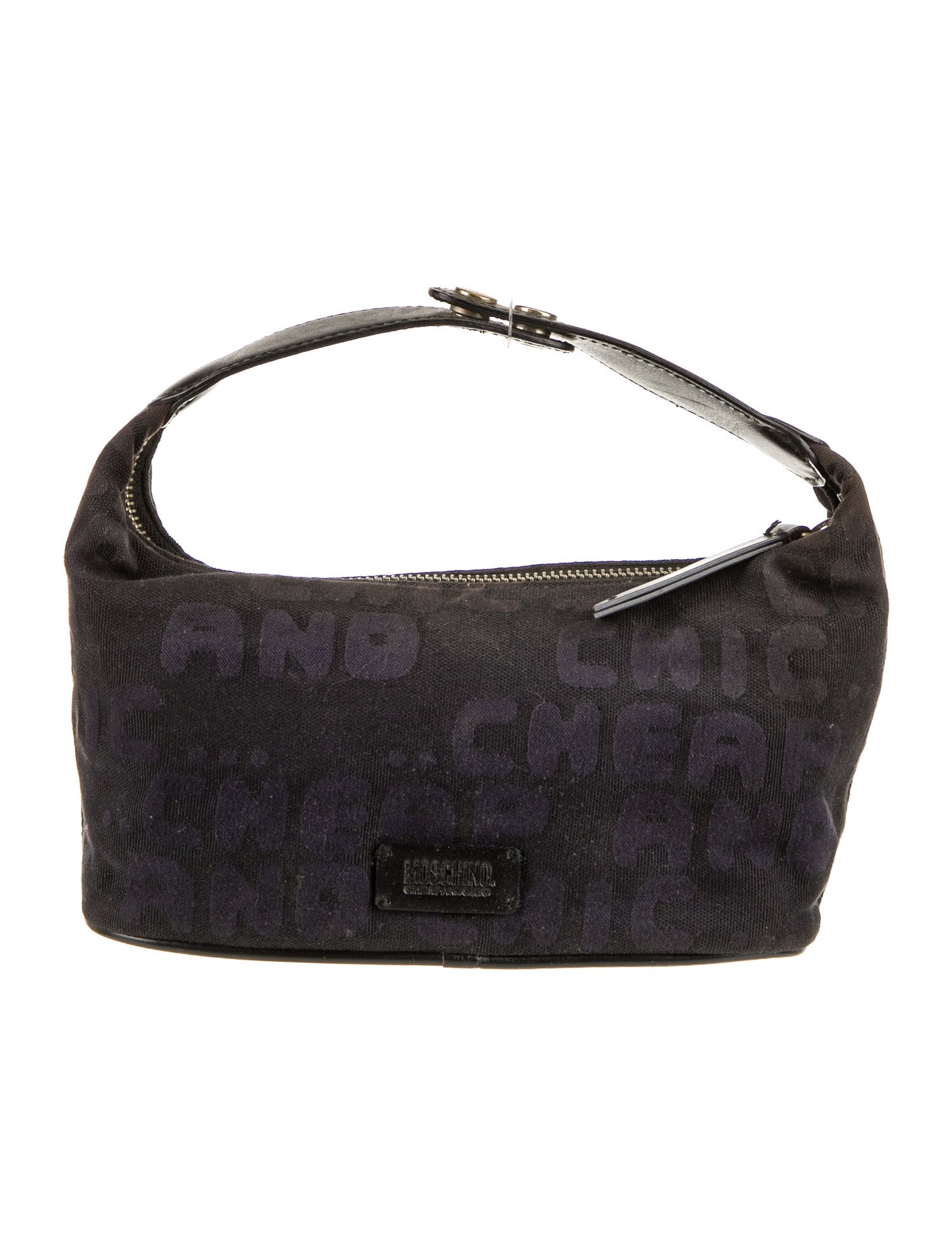 Moschino Canvas Top Handle Bag