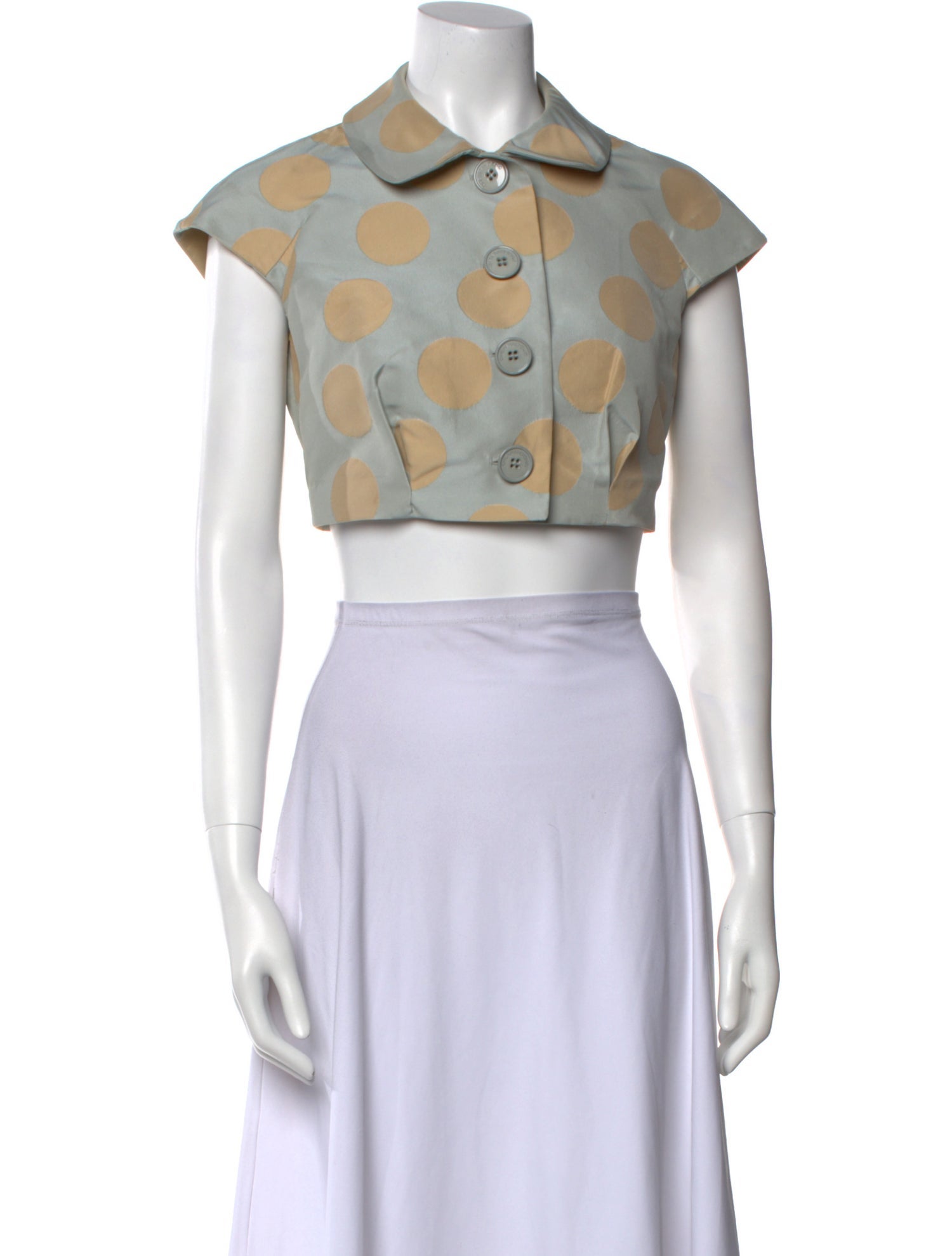 Moschino Cheap and Chic crochet and floral embroidery dress