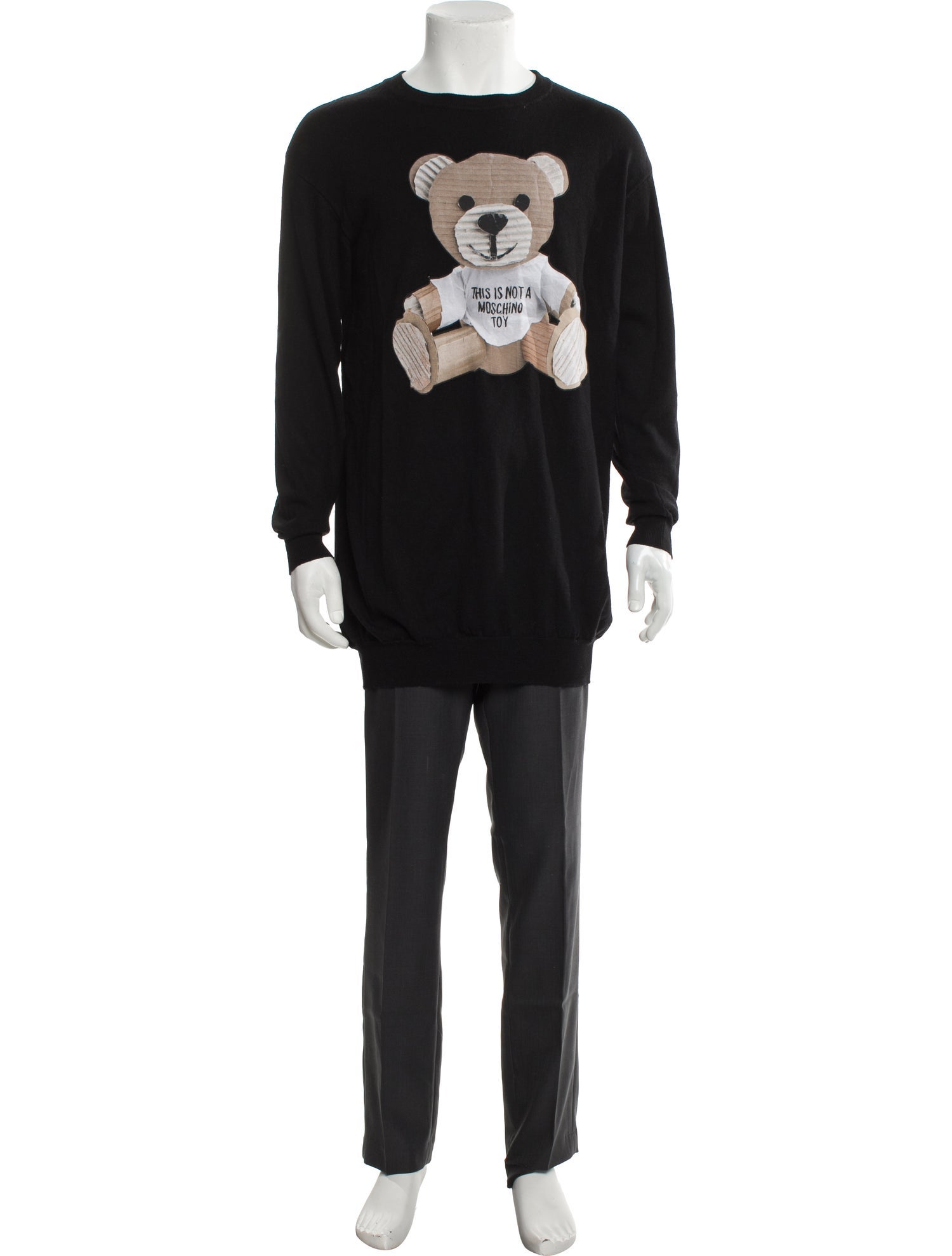 Moschino Graphic Print Crew Neck Pullover