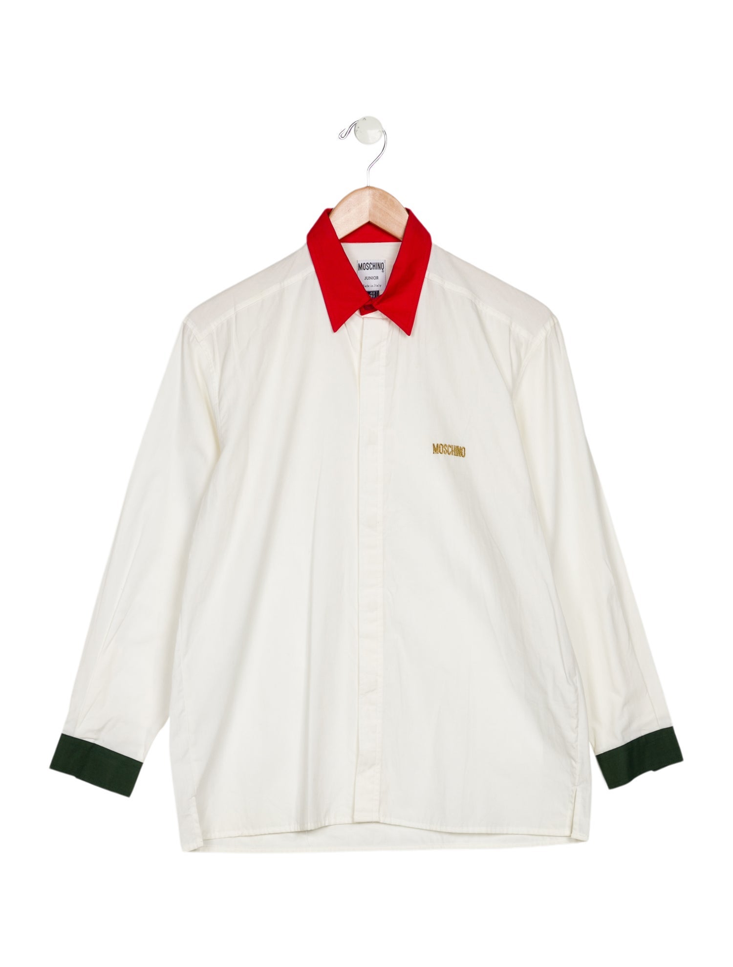 Moschino Junior Boys' Logo Button-Up Shirt