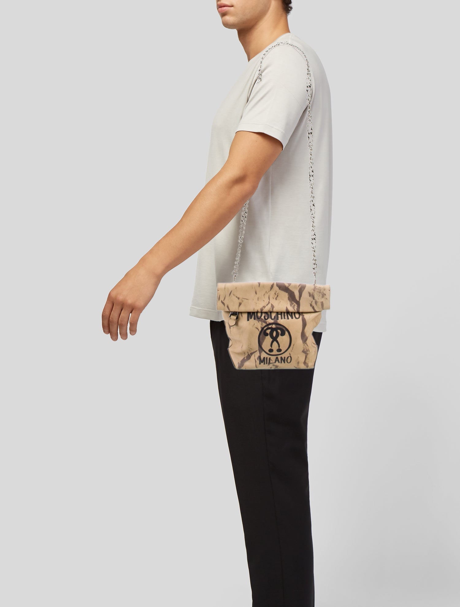 Moschino Leather Belt Bag