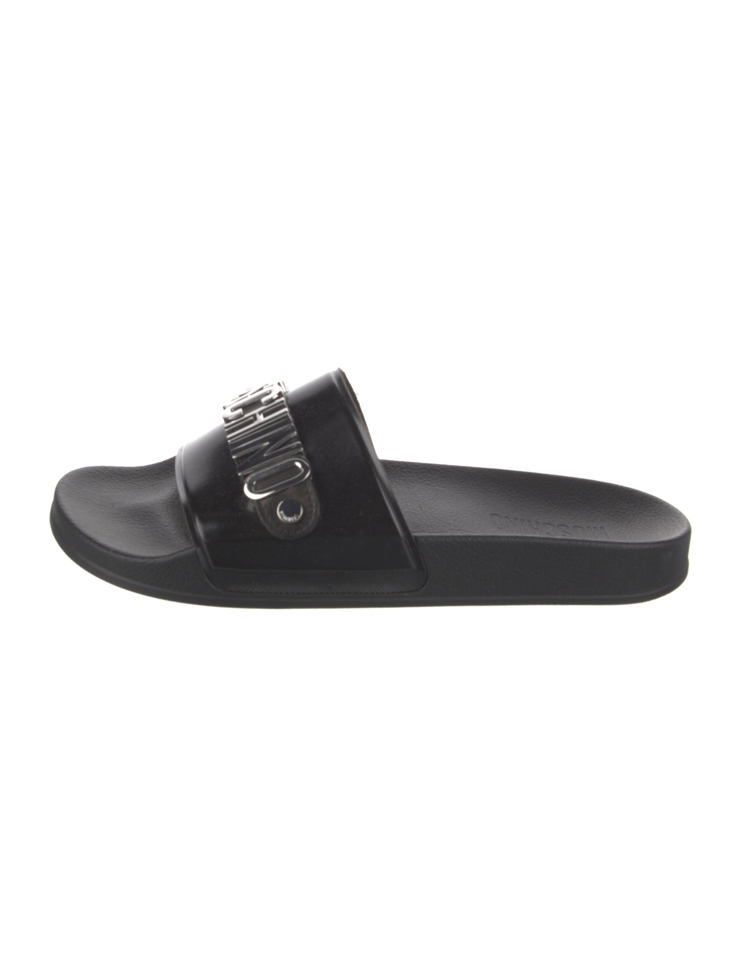 Balenciaga Furry Faux Fur Slides - Black Sandals, Shoes