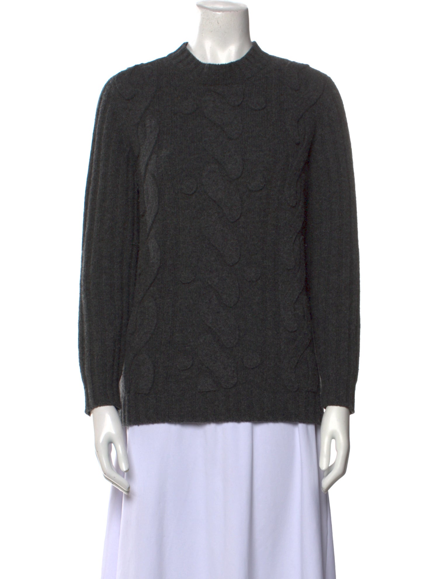 Moschino Virgin Wool Crew Neck Sweater