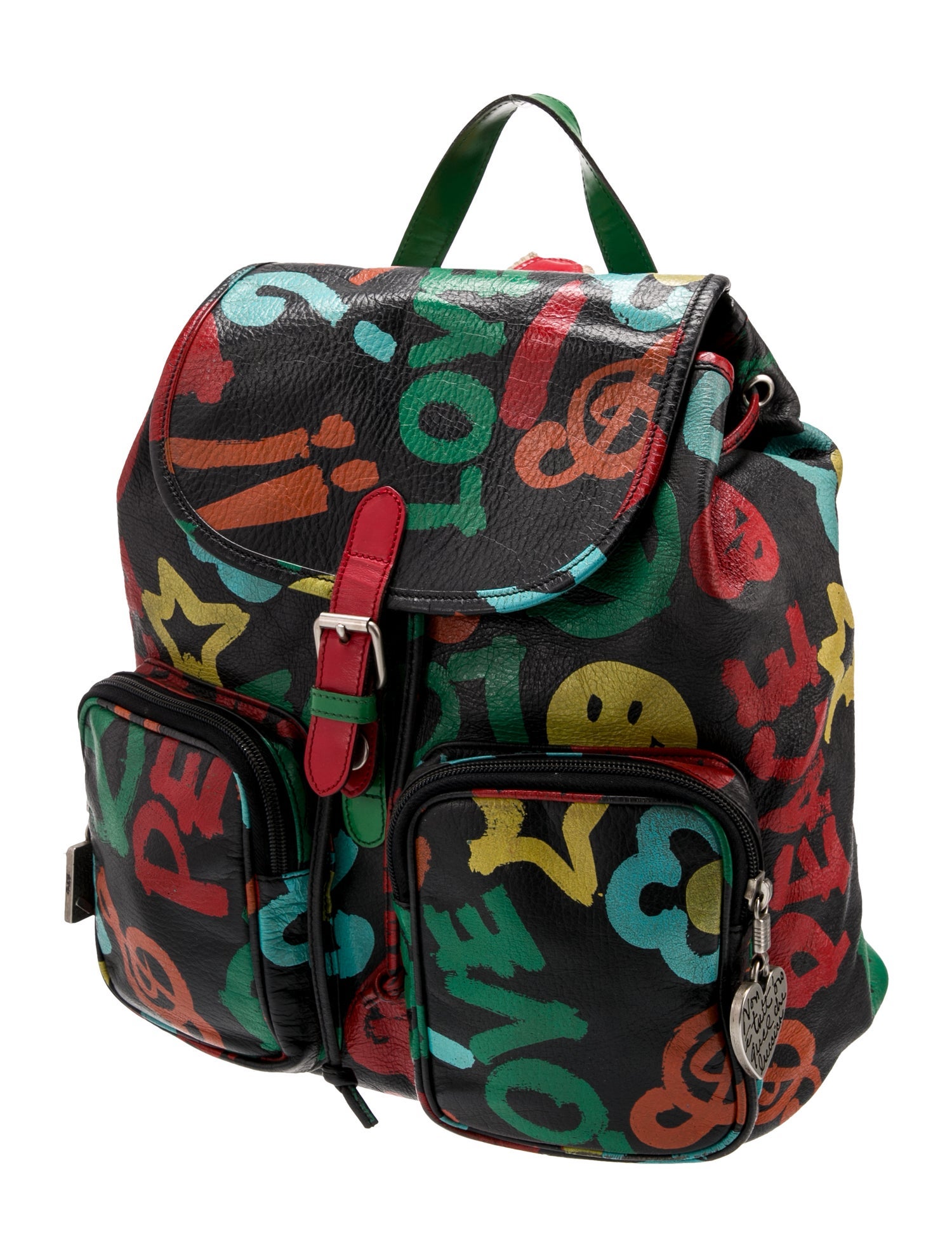 Moschino Leather Backpack