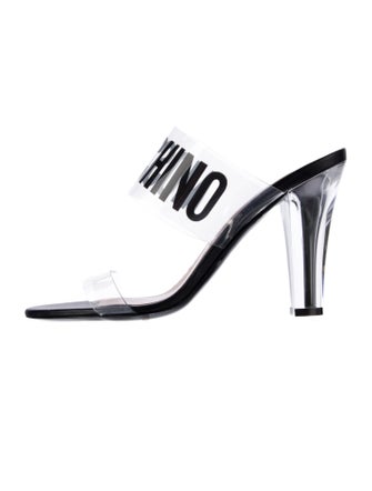 Moschino PVC Printed Slides