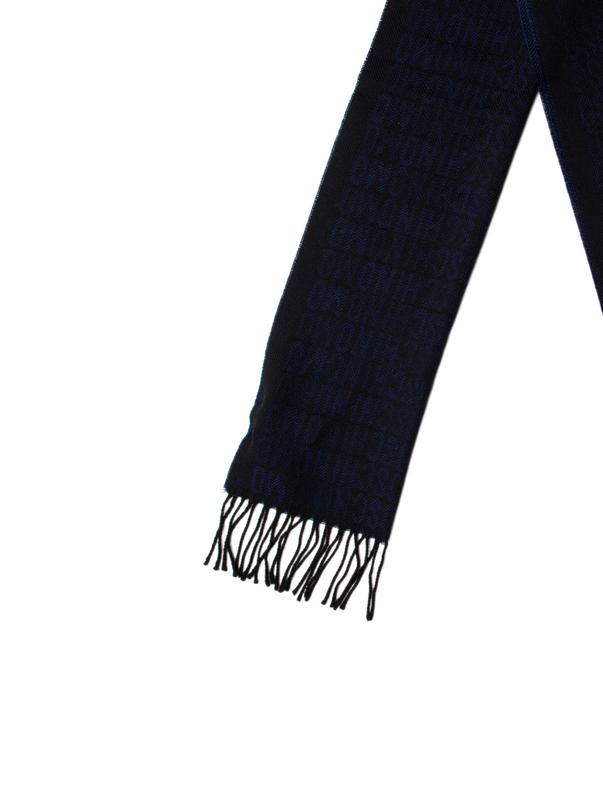 Moschino Cashmere Striped Scarf
