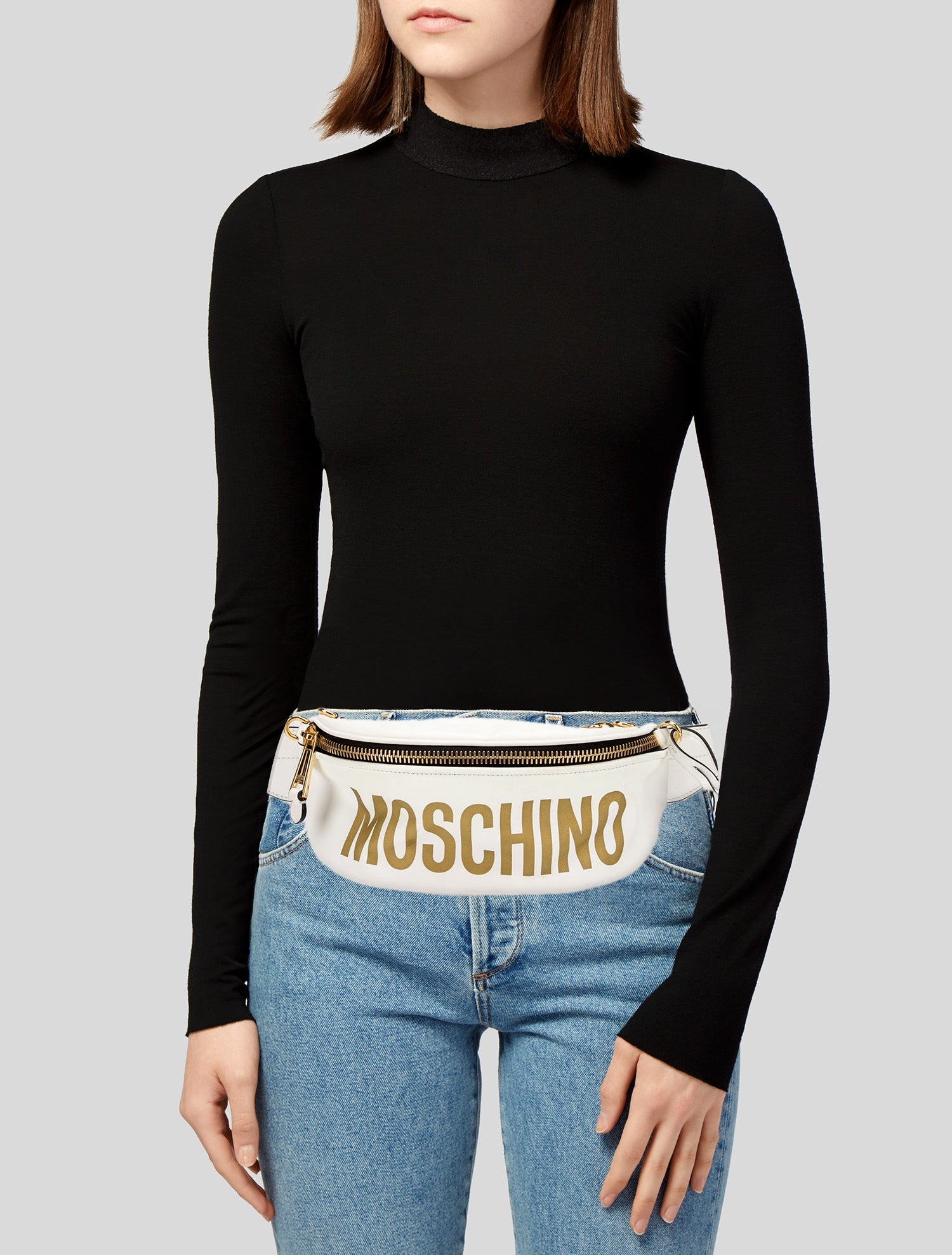 Moschino Leather Belt Bag