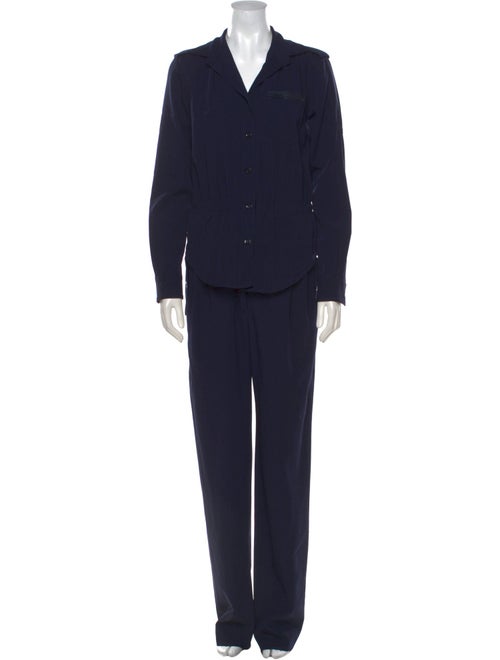 Moschino Virgin Wool V-Neck Jumpsuit