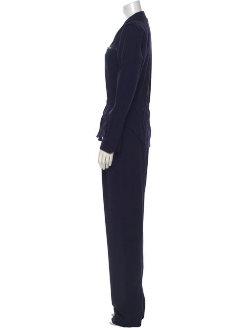 Moschino Virgin Wool V-Neck Jumpsuit