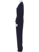 Moschino Virgin Wool V-Neck Jumpsuit