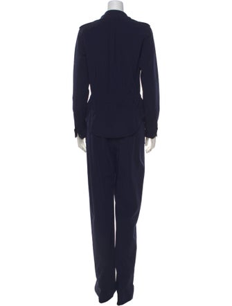 Moschino Virgin Wool V-Neck Jumpsuit