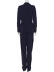 Moschino Virgin Wool V-Neck Jumpsuit