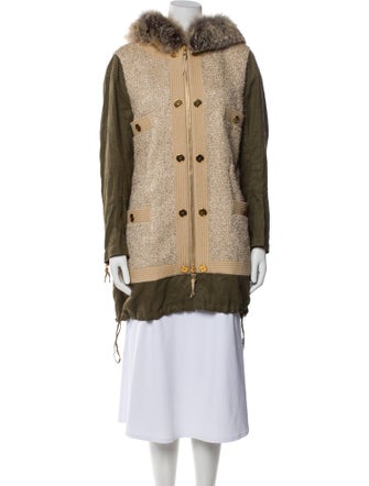 Moschino Colorblock Pattern Coat