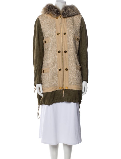 Moschino Colorblock Pattern Coat