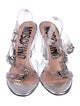 Moschino PVC Graphic Print Sandals
