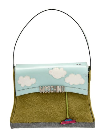 Moschino Felt Shoulder Bag