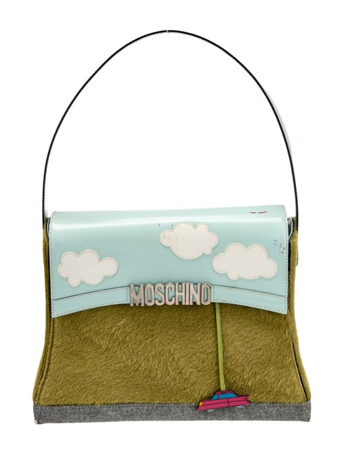 Moschino Felt Shoulder Bag