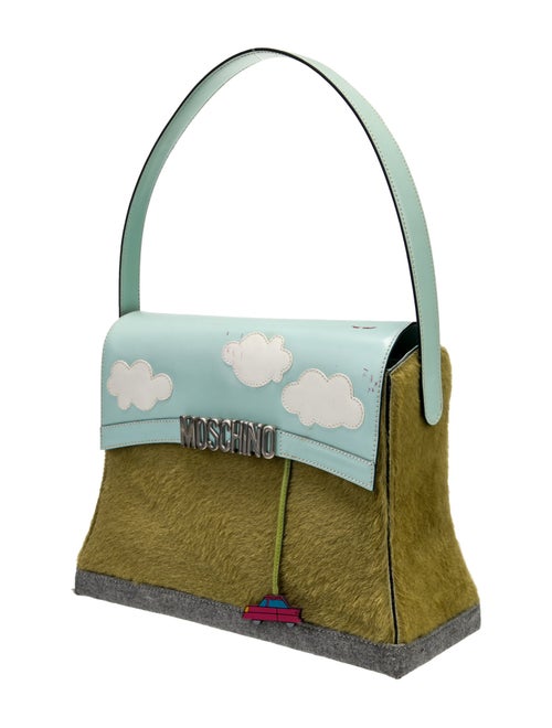 Moschino Felt Shoulder Bag
