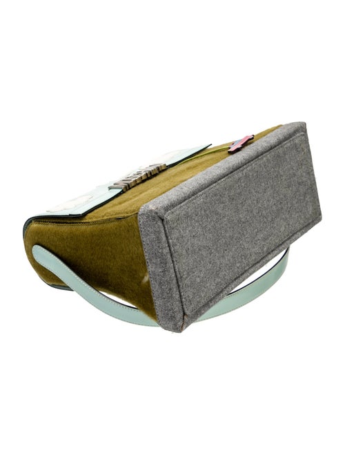 Moschino Felt Shoulder Bag