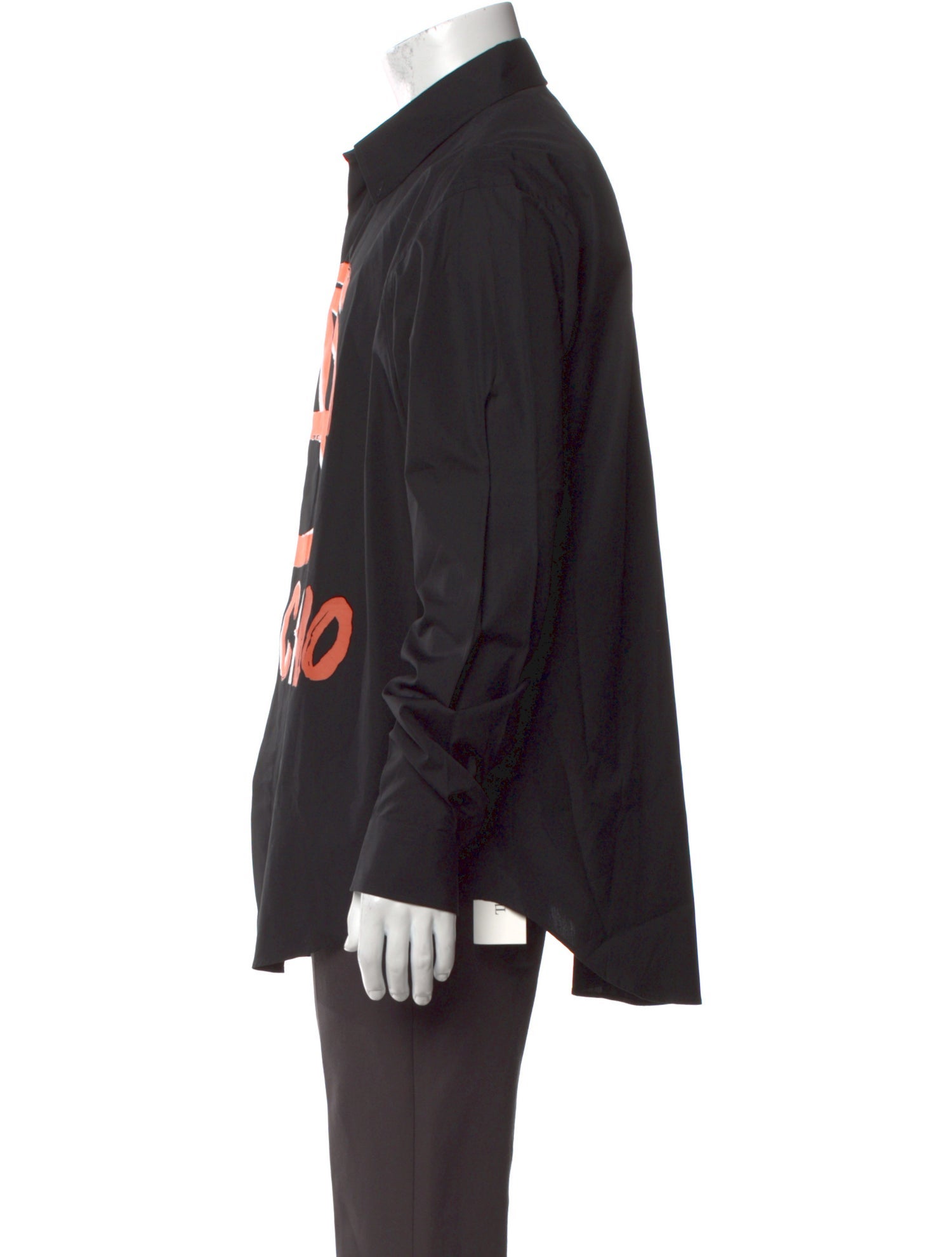 Moschino Graphic Print Long Sleeve Shirt