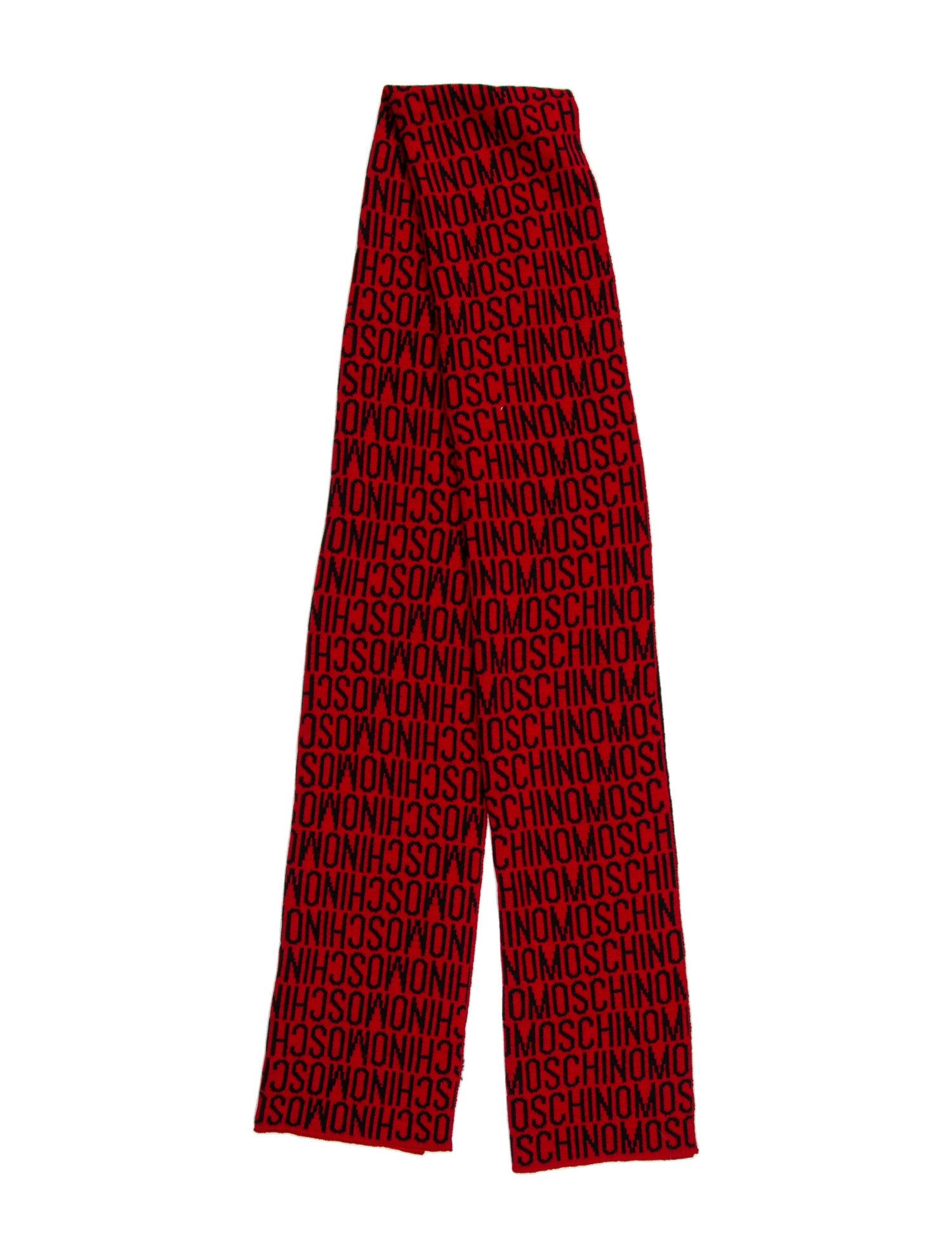 Moschino Wool Printed Scarf w/ Tags