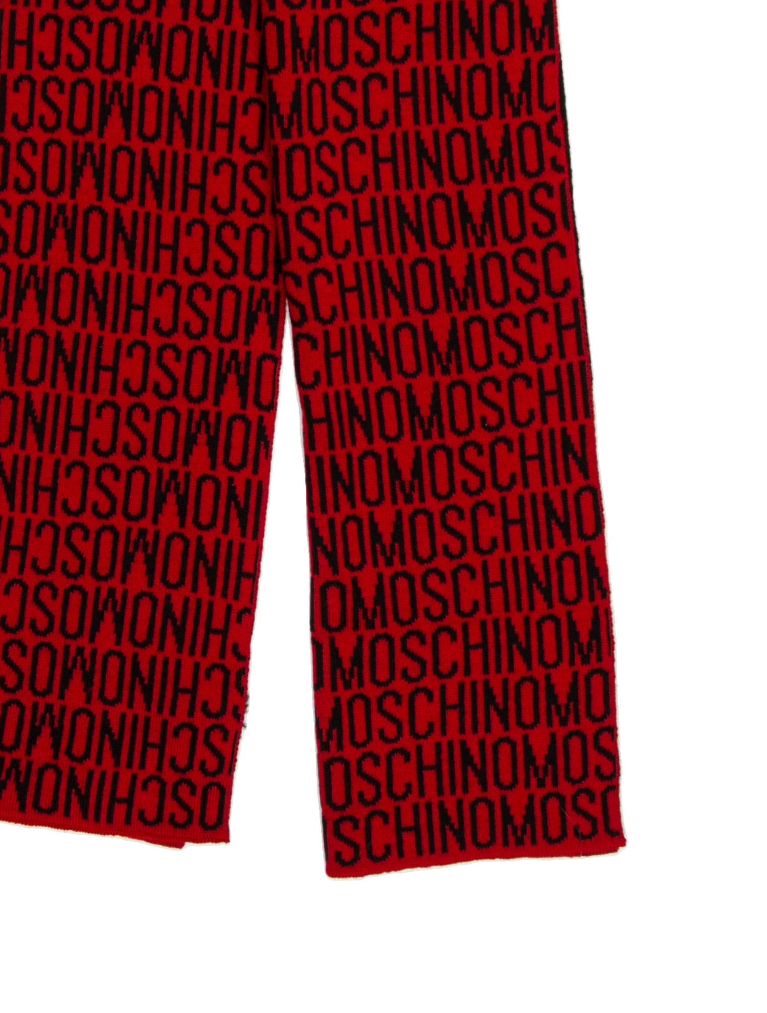Moschino Wool Printed Scarf w/ Tags
