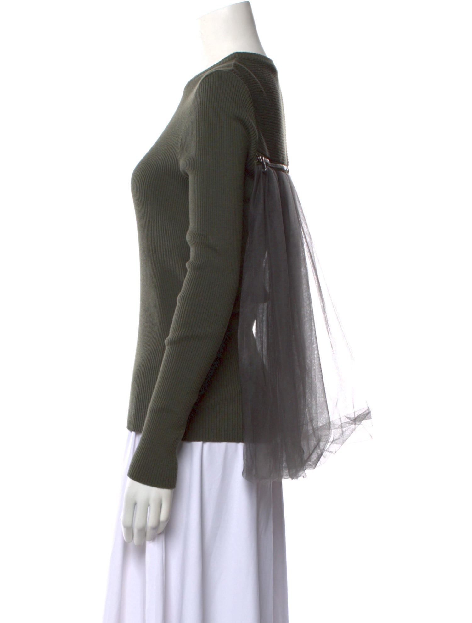 Moschino Couture Virgin Wool Crew Neck Sweater