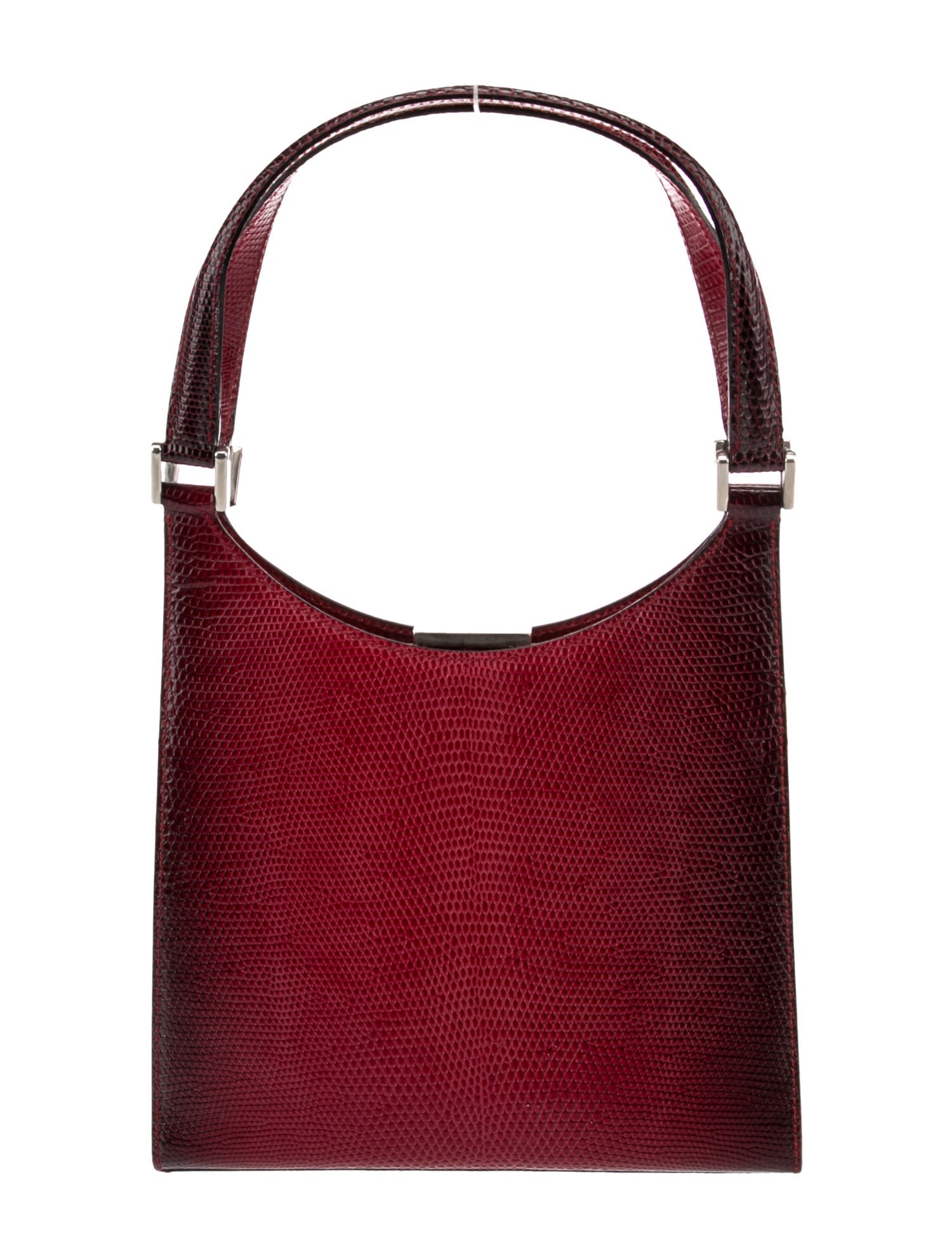 Moschino Embossed Leather Top Handle Bag