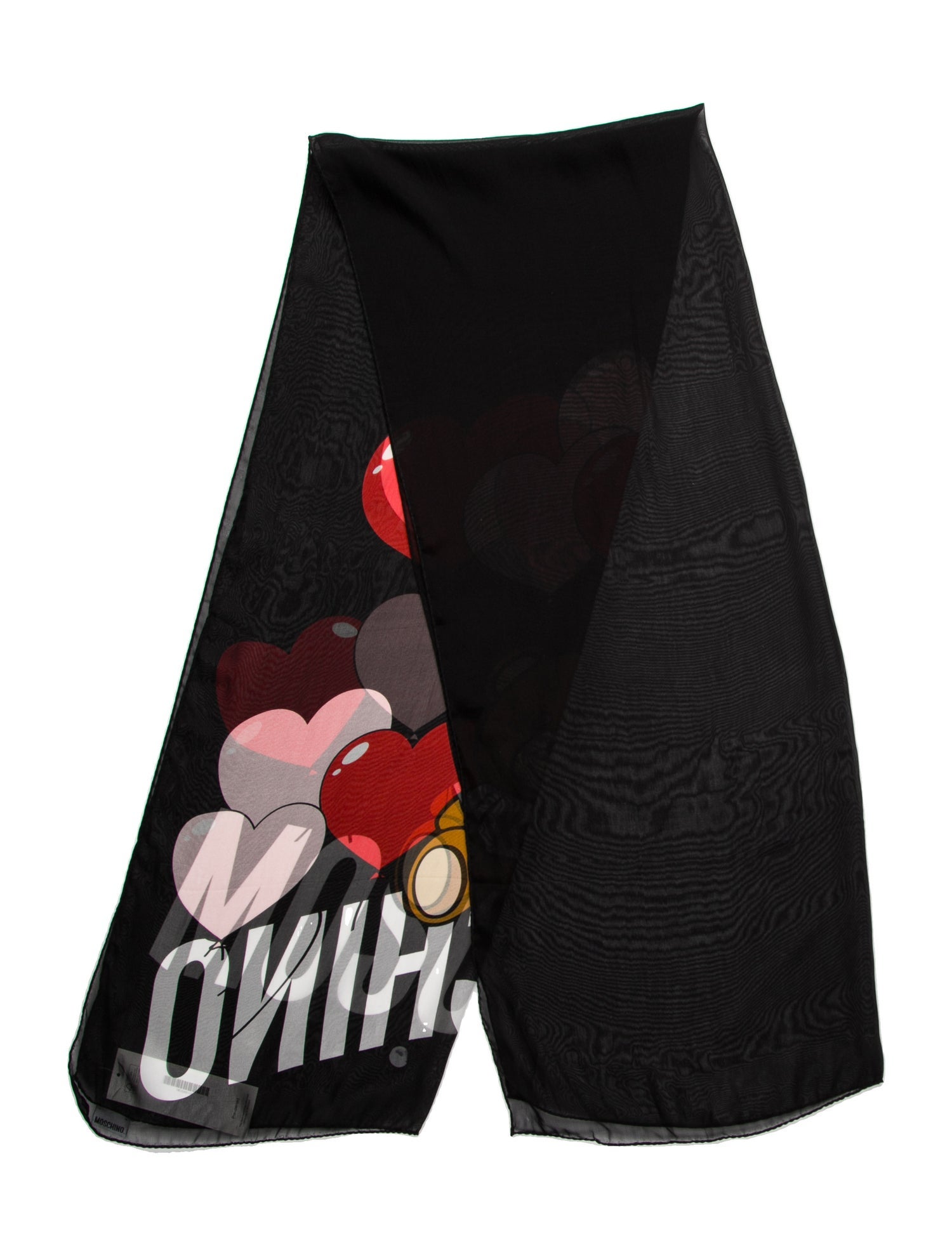 Moschino Silk Printed Scarf