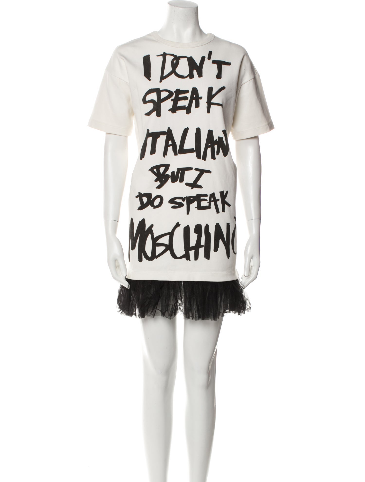 Moschino Graphic Print Mini Dress