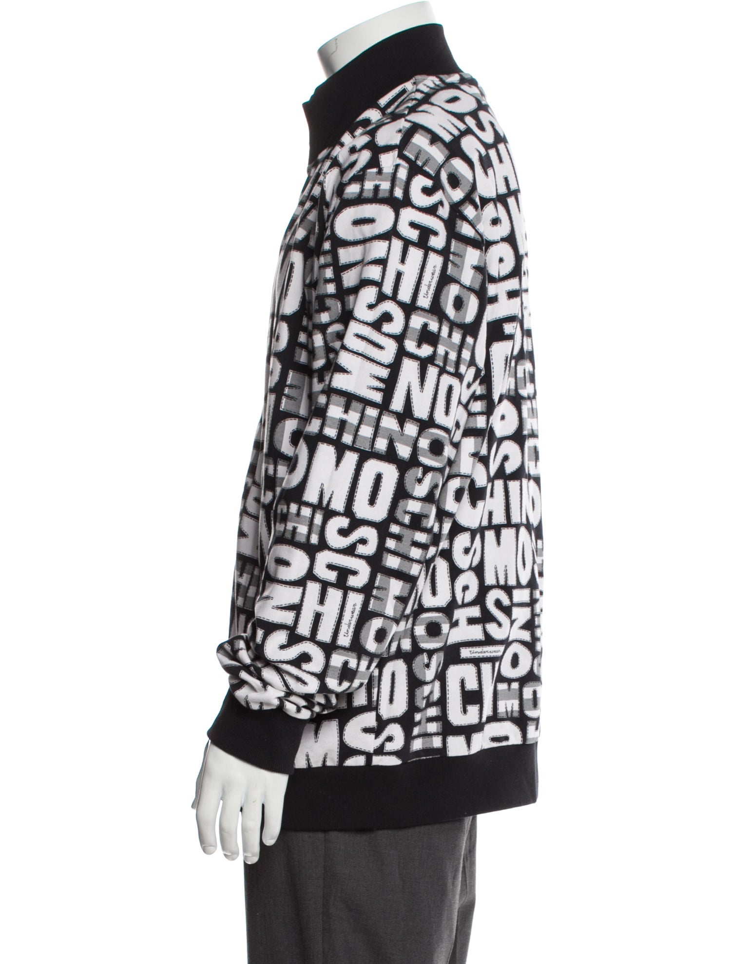 Moschino Printed Puffer Coat