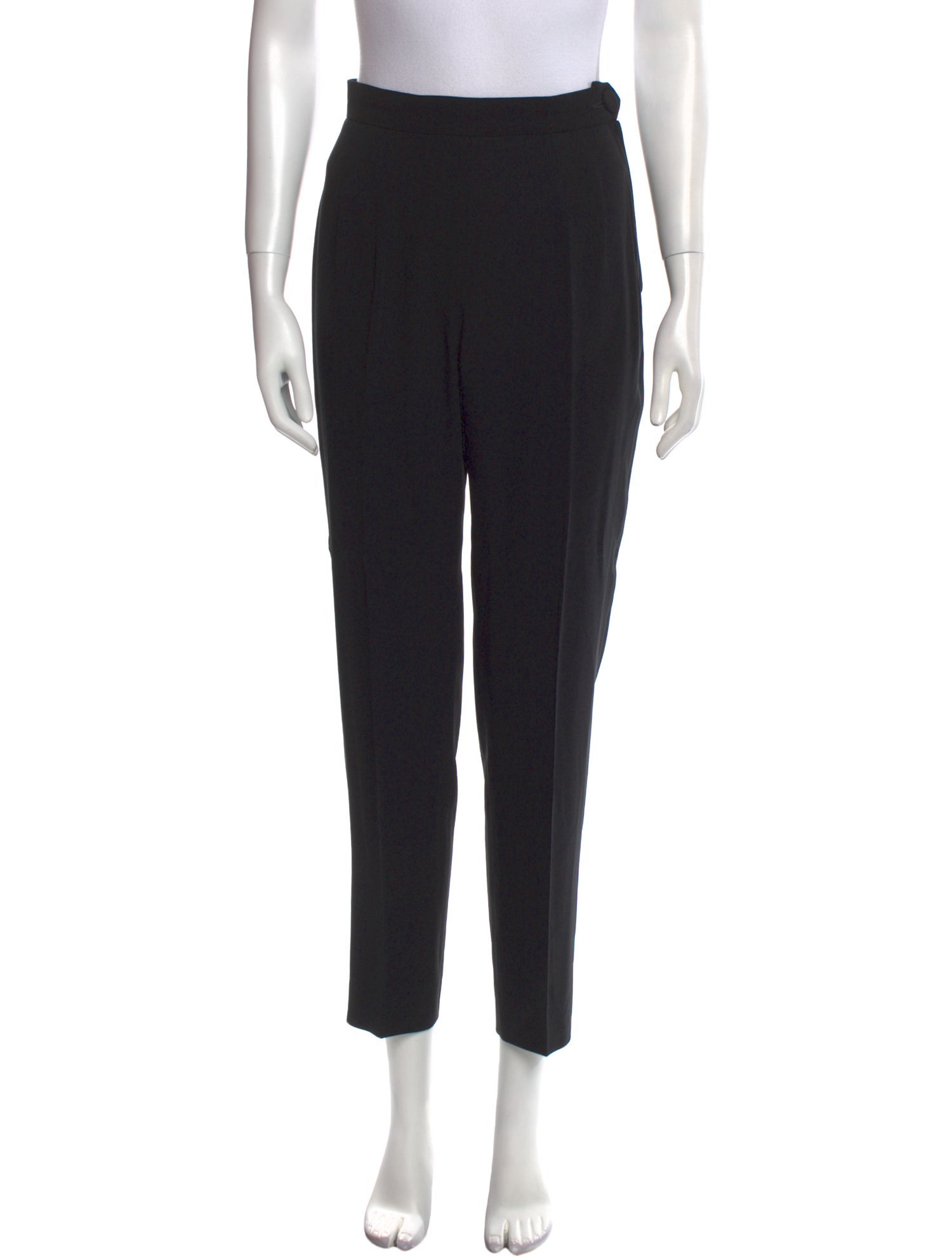 Moschino Couture Virgin Wool Straight Leg Pants