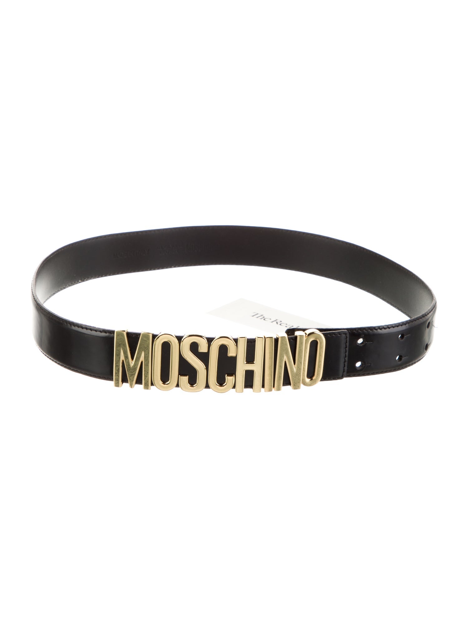 Moschino Leather Belt Kit