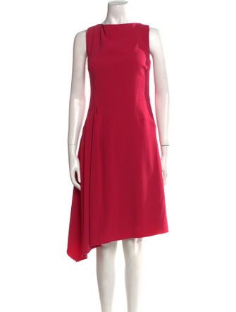 Moschino Bateau Neckline Knee-Length Dress
