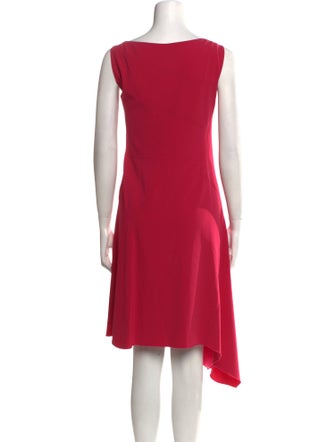 Moschino Bateau Neckline Knee-Length Dress