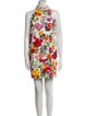 Moschino Floral Print Mini Dress