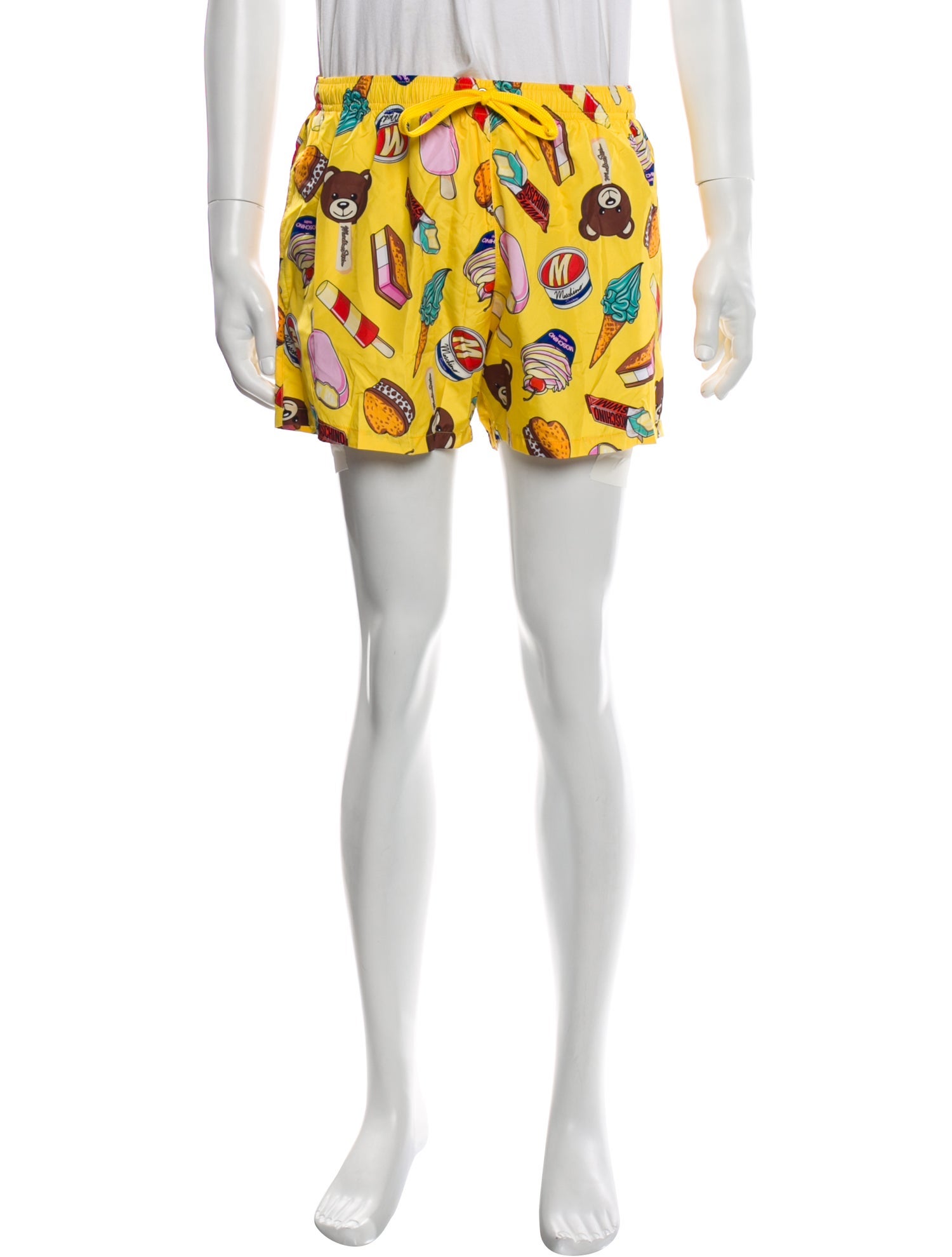 Moschino Printed Swim Trunks w/ Tags