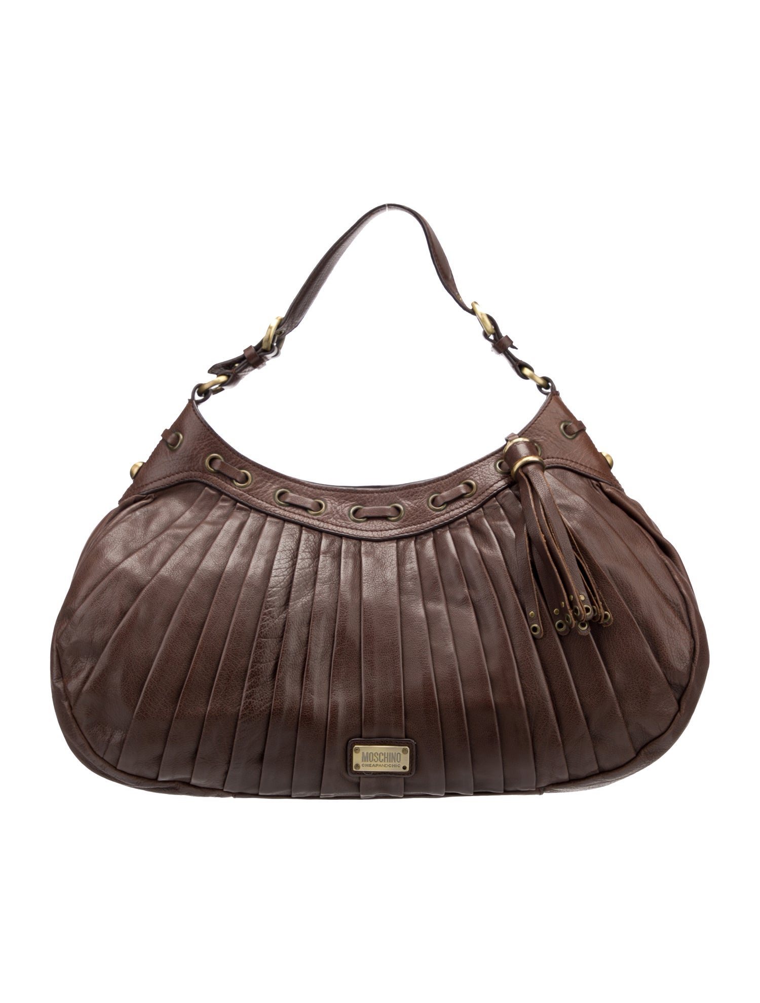 Moschino Leather Hobo