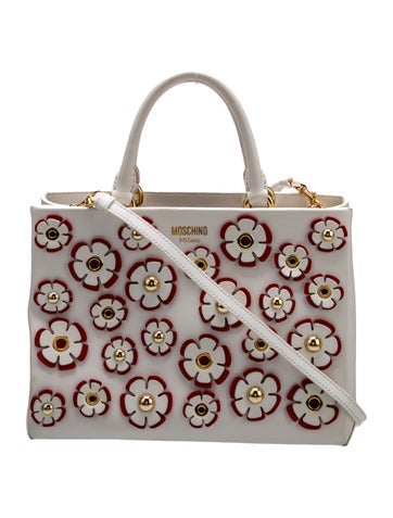 Moschino Shoulder Bags Leather Top Handle Bag