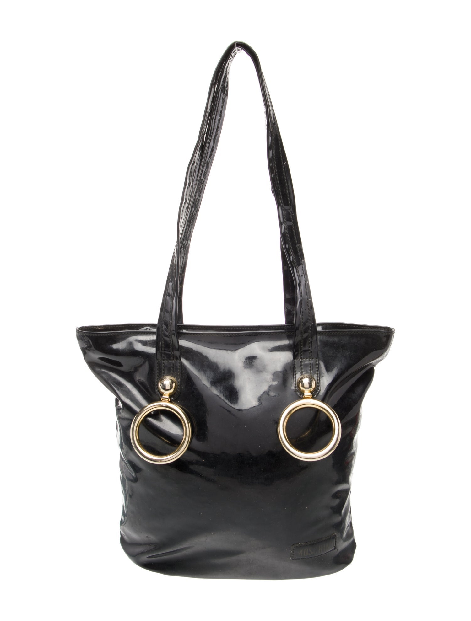 Moschino Patent Leather Shoulder Bag