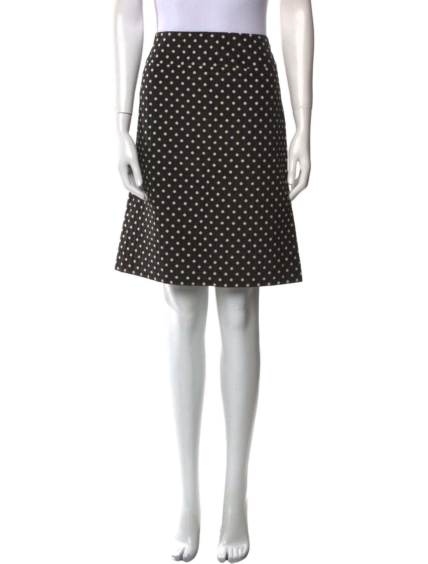 Moschino Polka Dot Print Knee-Length Skirt