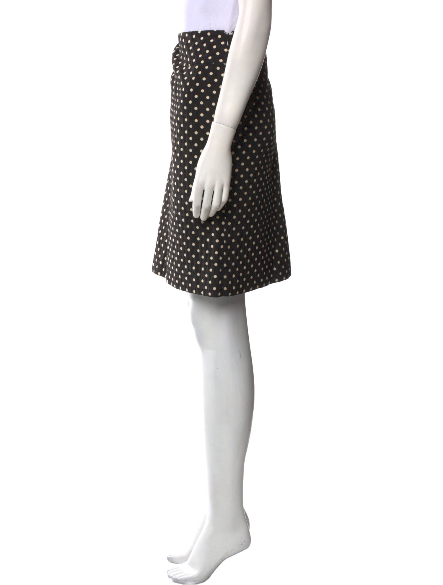 Moschino Polka Dot Print Knee-Length Skirt