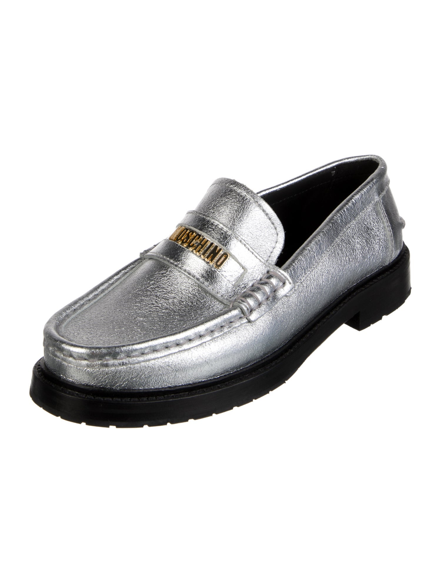 Moschino Leather Loafers
