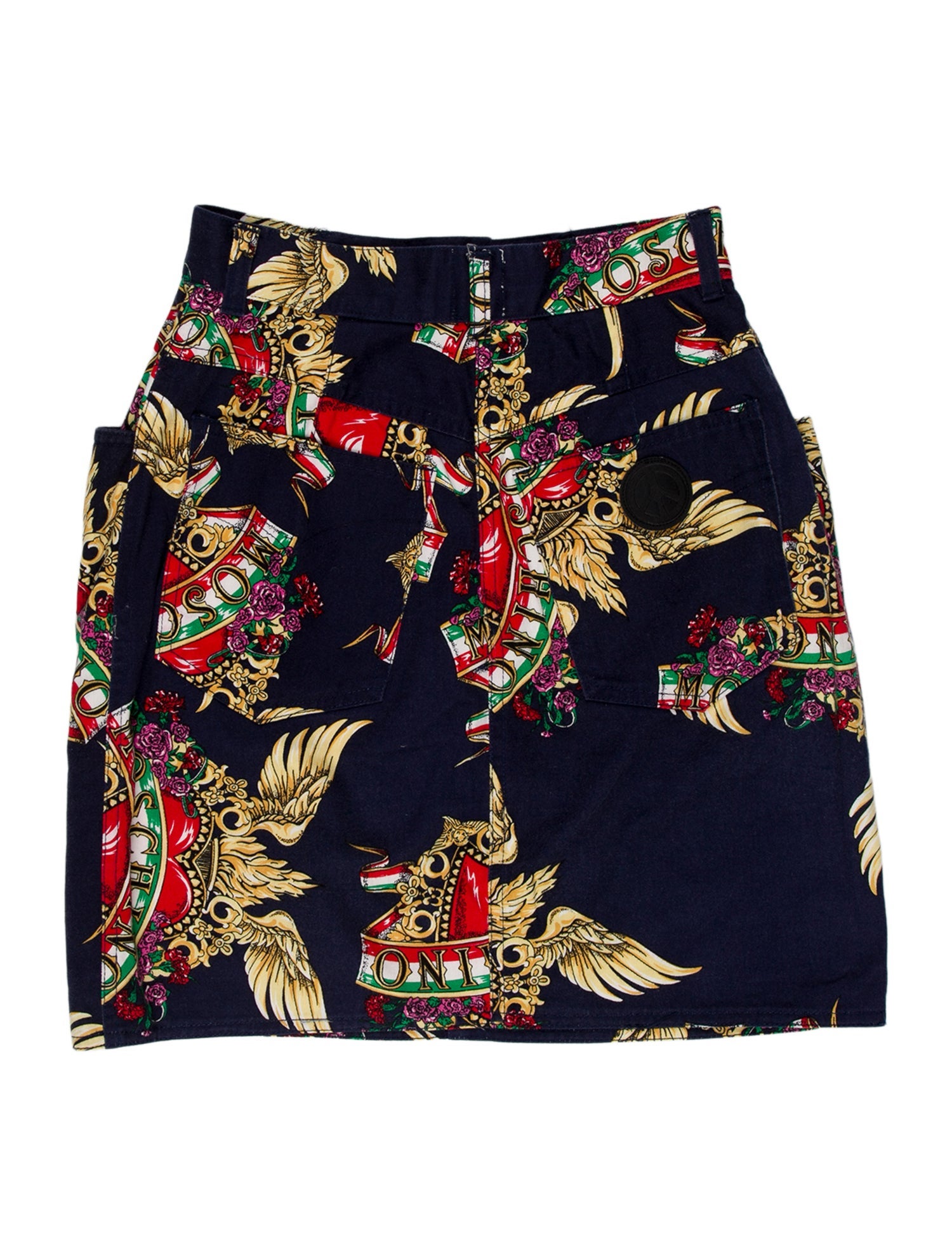 Moschino Jeans Printed Mini Skirt