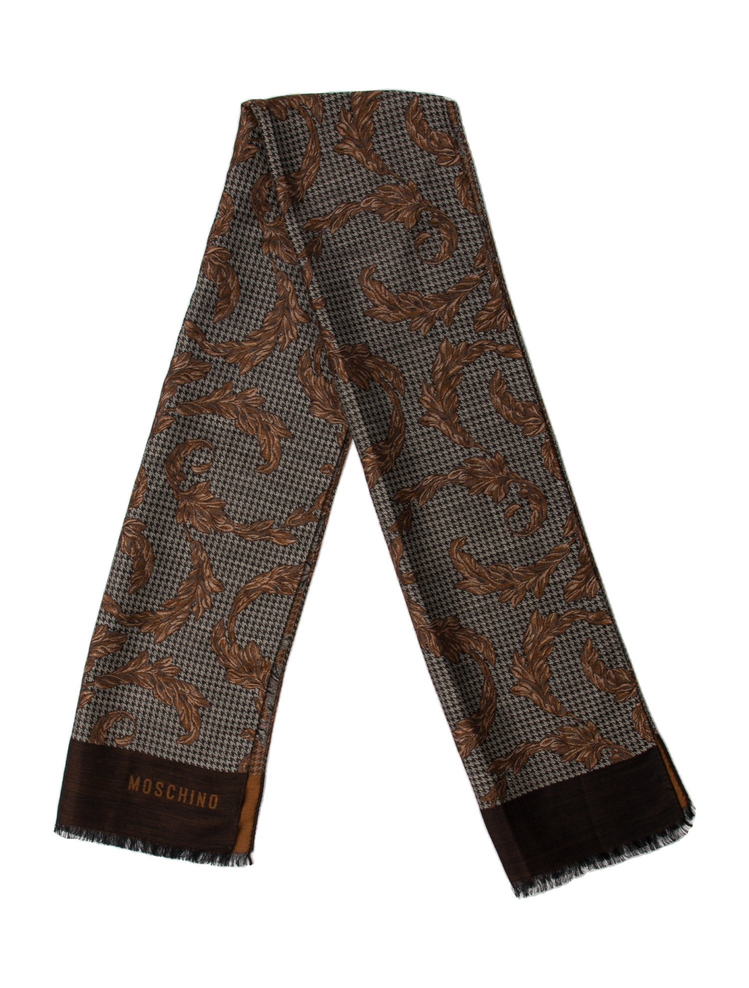 Moschino Silk Printed Scarf