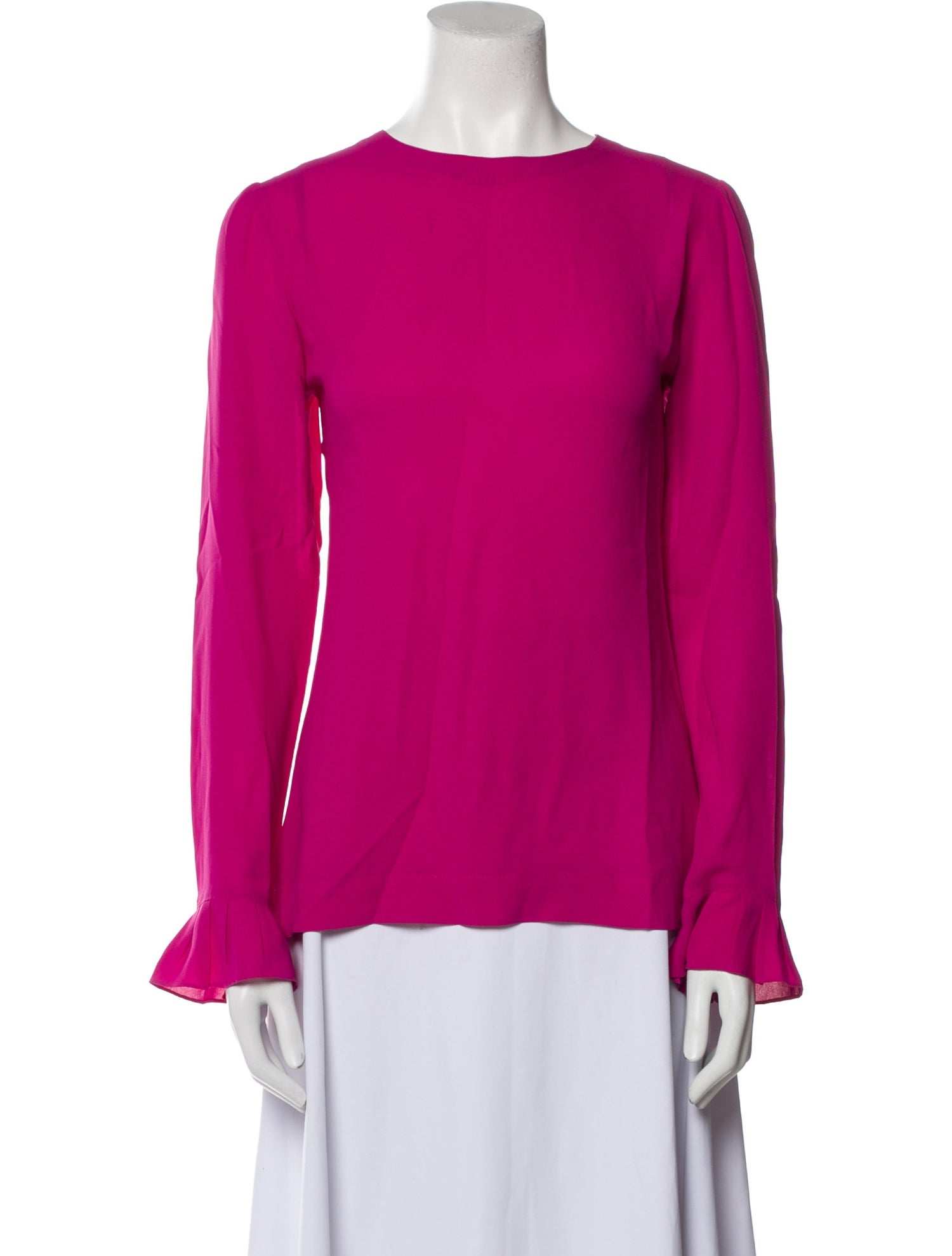 Moschino Silk Crew Neck Blouse